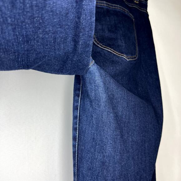 ModCloth Plus Sized Womans Dark Washed Braided Heritage Flared Jeans Size 22W - Picture 10 of 12